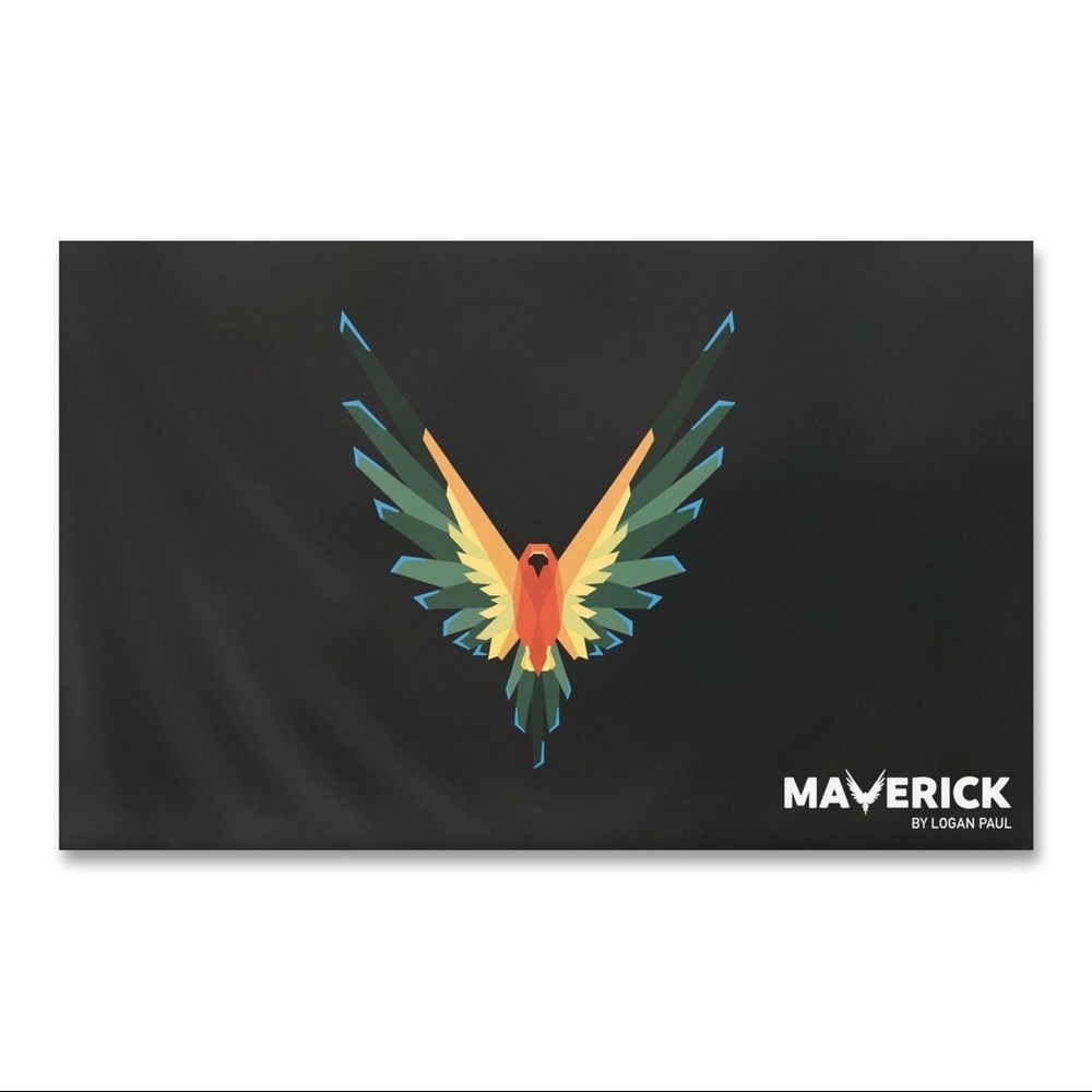 logan paul maverick 2 sided flag